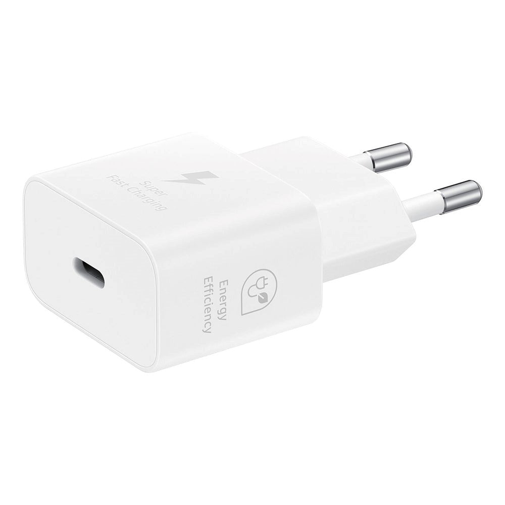 Original Samsung Super Fast Charge 25W GaN USB-C Power Adapter - Vit