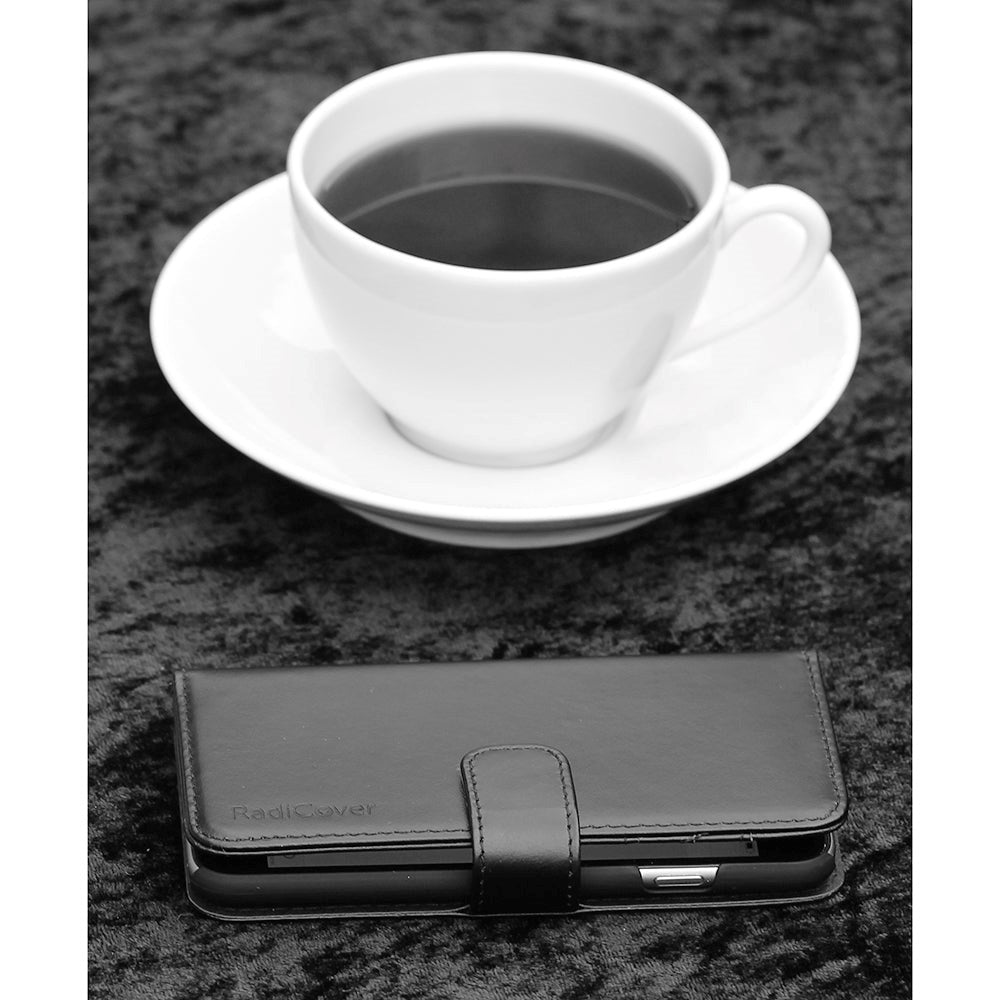 RadiCover Samsung Galaxy S20 - Artificial Leather Case - 86% Strålningsskydd - Svart