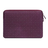 Trunk Neopren Sleeve til Bærbar PC 13" (30.5 x 22 x 2 cm) - Wine Red Rhombe