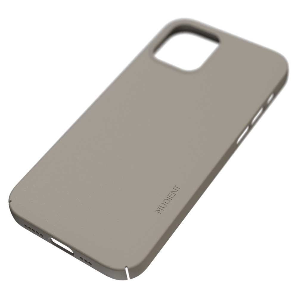 iPhone 12 / 12 Pro Nudient Thin Case V3 Skal - Clay Beige