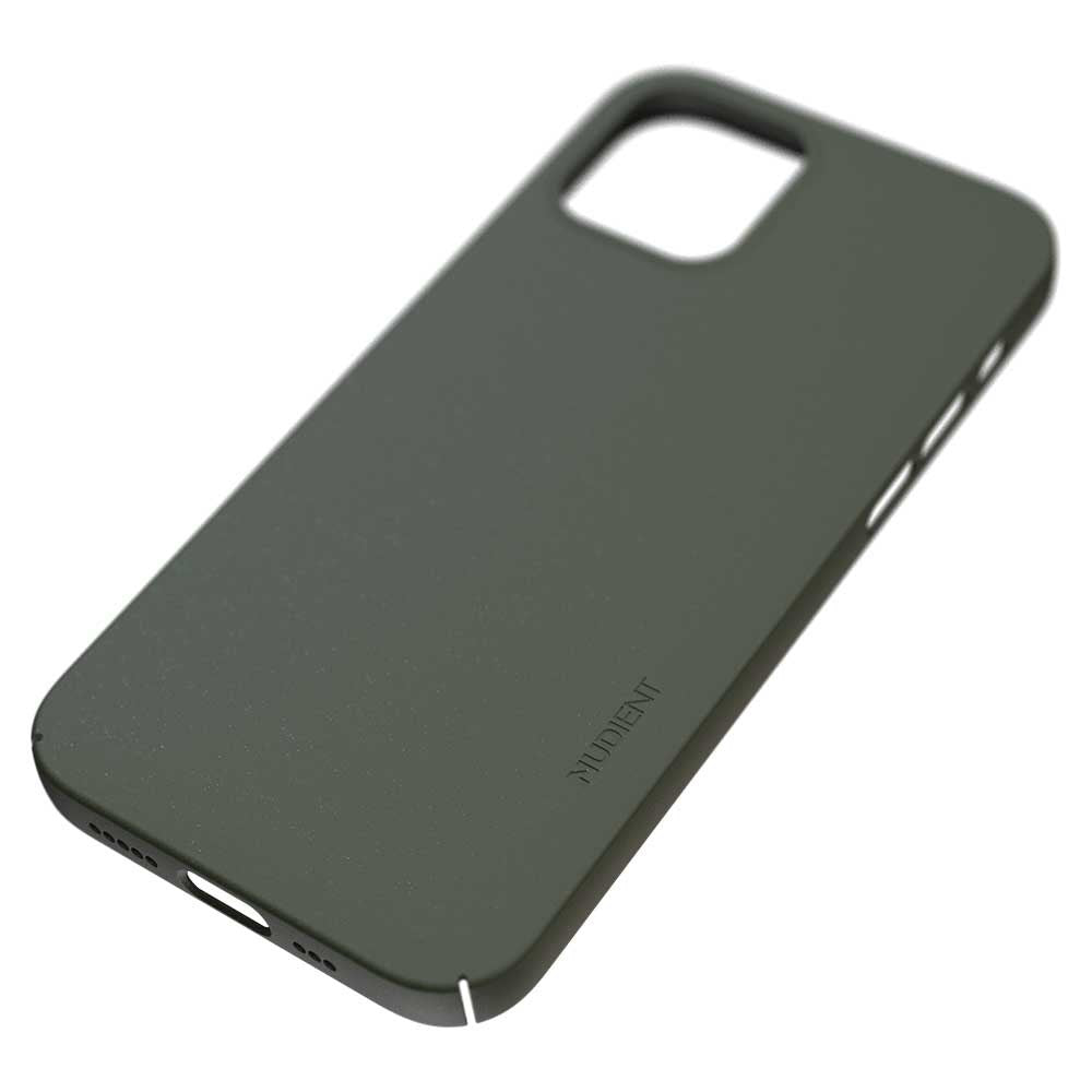 iPhone 12 / 12 Pro Nudient Thin Case V3 Skal - Pine Green