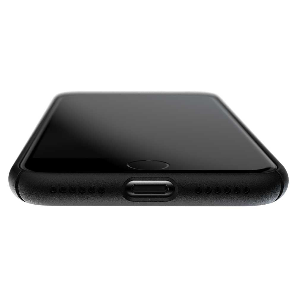 iPhone SE (2022/2020) / 8 / 7 Nudient Thin Case V3 Skal - Ink Black