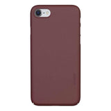 Nudient Thin Case V2 iPhone SE (2022 / 2020) / 8 / 7 Bagside Cover - Sangria Red