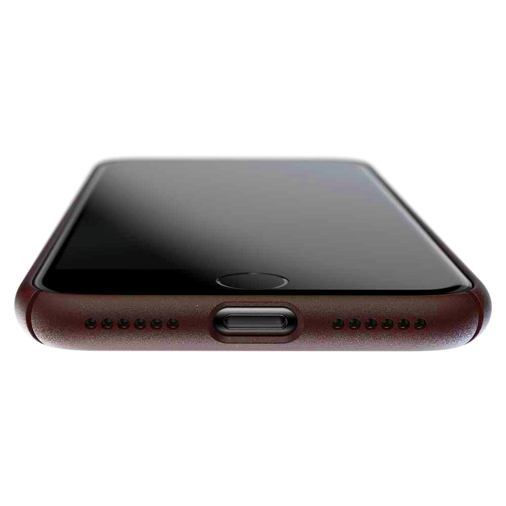 Nudient Thin Case V2 iPhone SE (2022 / 2020) / 8 / 7 Bagside Cover - Sangria Red