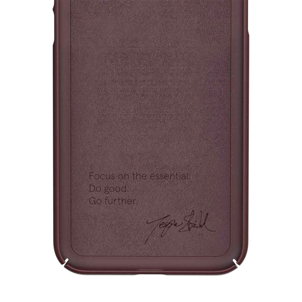 Nudient Thin Case V2 iPhone SE (2022 / 2020) / 8 / 7 Bagside Cover - Sangria Red