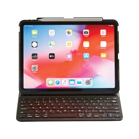 iPad Pro 11" (2018) Xceed CoverKey Trådlöst Tangentbord med Fodral (IPCK-05-SC) - Nordiska Tangenter - Svart