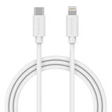 Smartline (3A/15W) USB-C till Lightning Cable 2 m. - Vit