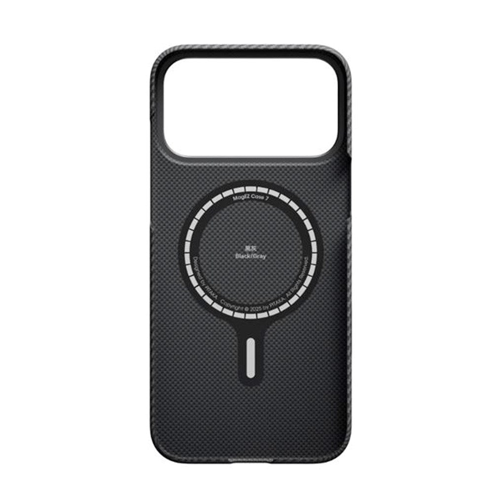 iPhone 17 Pro PITAKA Ultra Slim Skal - MagSafe Kompatibel - Black / Grey