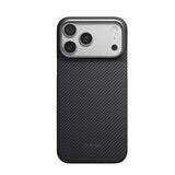iPhone 18 Pro Max / 17 Pro Max Pitaka Edge Skal - MagSafe Kompatibel - Svart / Grå