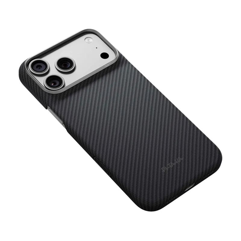 iPhone 18 Pro Max / 17 Pro Max Pitaka Edge Skal - MagSafe Kompatibel - Svart / Grå