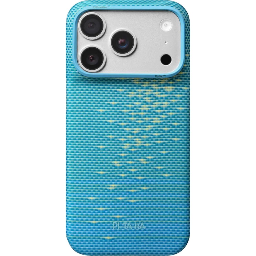 iPhone 18 Pro / 17 Pro Pitaka Edge Skal - MagSafe Kompatibel - Lucid Blue