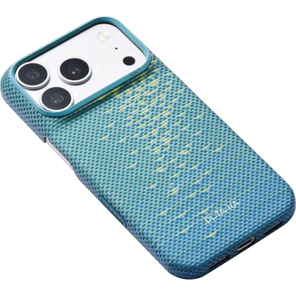iPhone 18 Pro / 17 Pro Pitaka Edge Skal - MagSafe Kompatibel - Lucid Blue