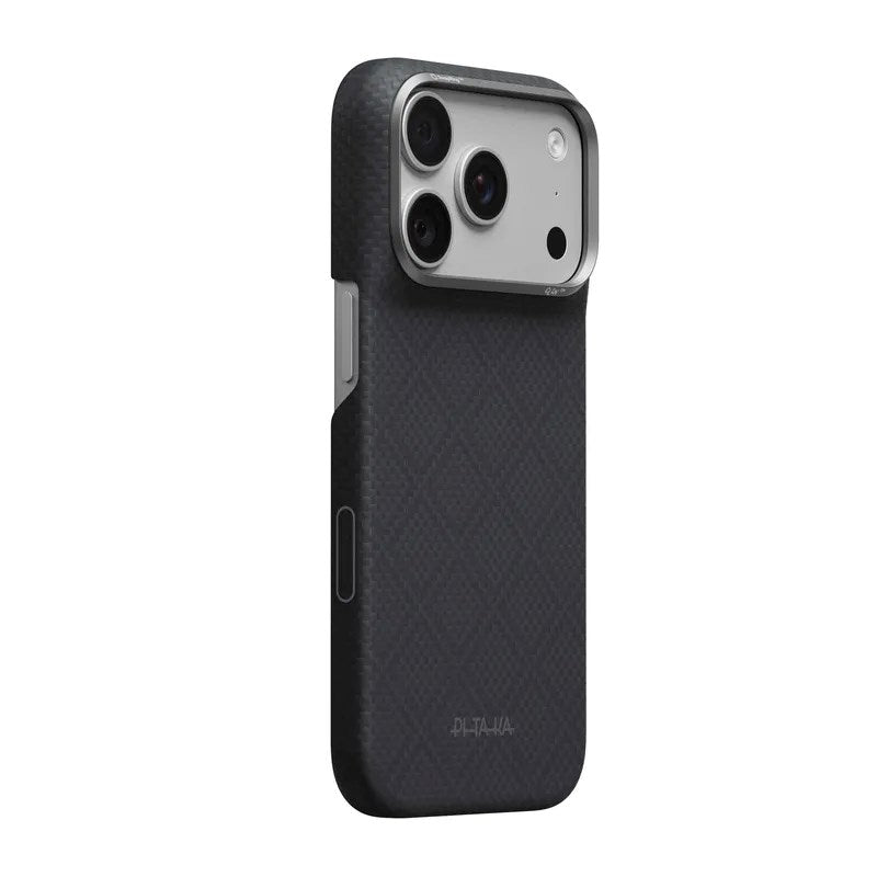 iPhone 18 Pro / 17 Pro Pitaka Edge Skal - MagSafe Kompatibel - Lava Black