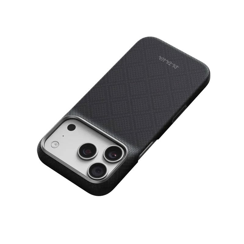 iPhone 18 Pro / 17 Pro Pitaka Edge Skal - MagSafe Kompatibel - Lava Black
