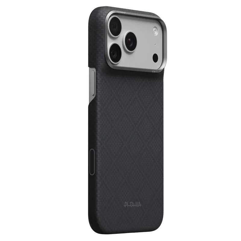 iPhone 18 Pro Max / 17 Pro Max Pitaka Edge Skal - MagSafe Kompatibel - Basalt Black