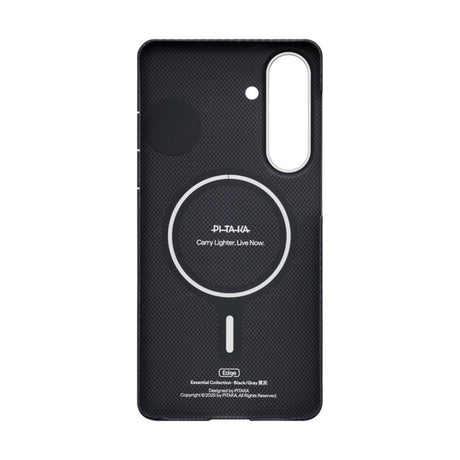 Samsung Galaxy S26 PITAKA Edge Skal - MagSafe Kompatibel - Black / Grey Twill