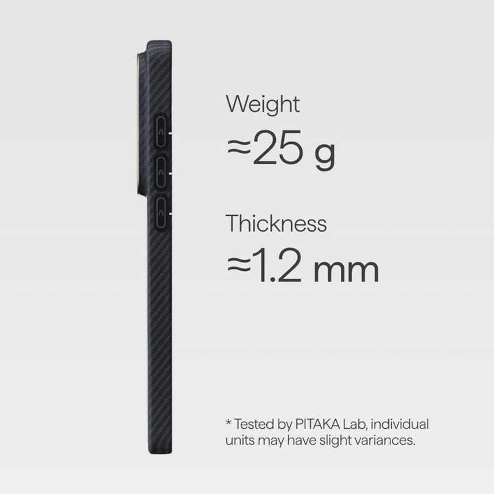 Samsung Galaxy S26 Ultra PITAKA Edge Skal - MagSafe Kompatibel - Black / Grey Twill