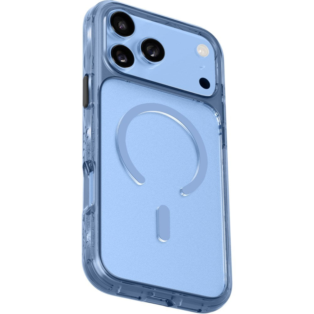 iPhone 18 Pro Max / 17 Pro Max LAUT CRYSTAL MATTER X Skal - MagSafe Kompatibel - Blå / Transparent
