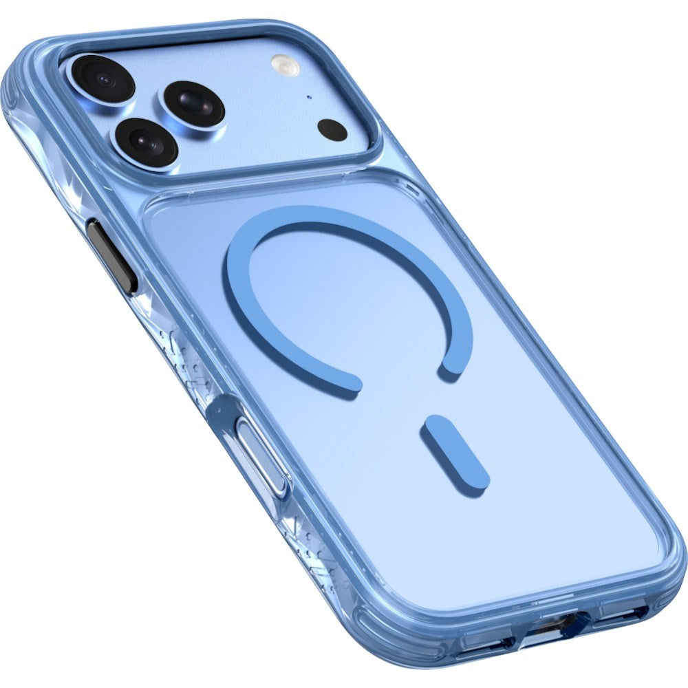 iPhone 18 Pro / 17 Pro LAUT CRYSTAL MATTER X Skal - MagSafe Kompatibel - Blå / Transparent