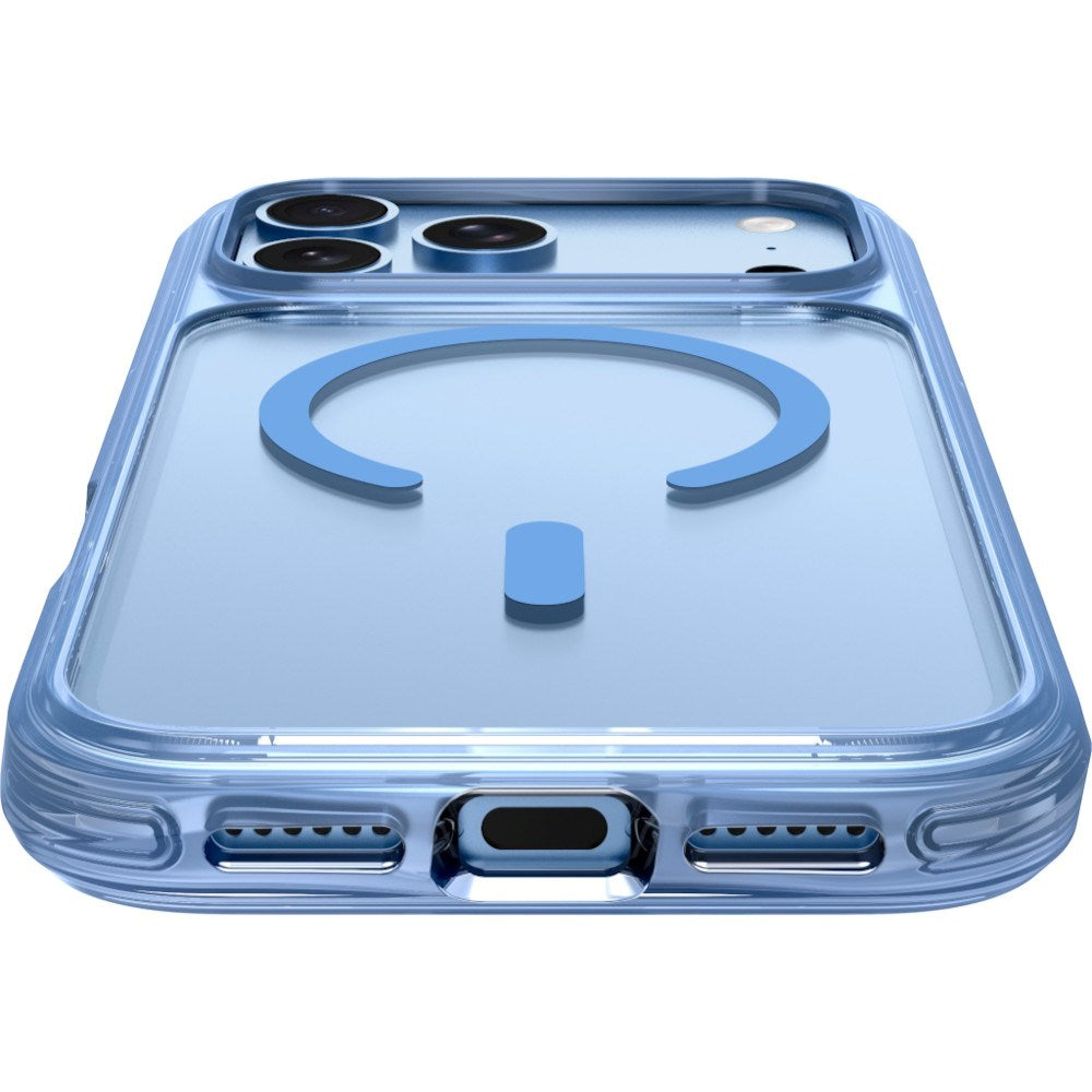 iPhone 18 Pro Max / 17 Pro Max LAUT CRYSTAL MATTER X Skal - MagSafe Kompatibel - Blå / Transparent