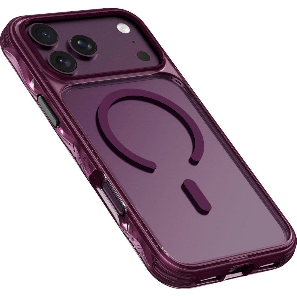 iPhone 18 Pro Max / 17 Pro Max LAUT CRYSTAL MATTER X Skal - MagSafe Kompatibel - Lila / Transparent