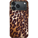 iPhone 18 Pro / 17 Pro LAUT HUEX WAVE Skal - MagSafe Kompatibel - Mocha Leopard