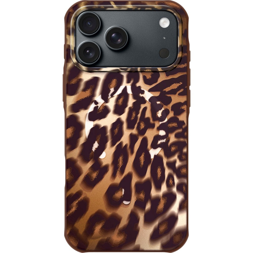 iPhone 18 Pro Max / 17 Pro Max LAUT HUEX WAVE Skal - MagSafe Kompatibel - Mocha Leopard