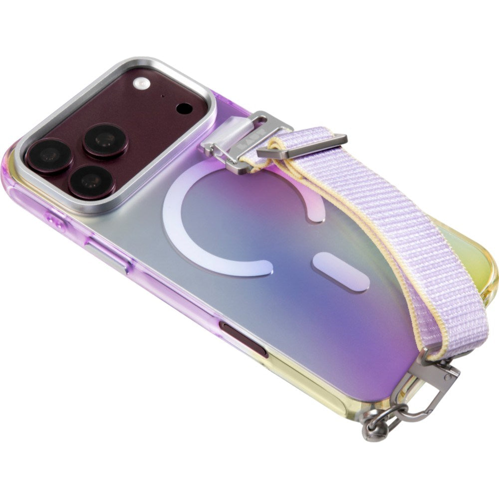 iPhone 18 Pro / 17 Pro LAUT NEON DREAM Skal m. Rem - MagSafe Kompatibel - Cosmic Candy