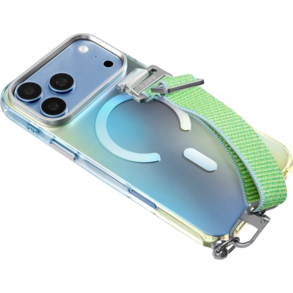 iPhone 18 Pro / 17 Pro LAUT NEON DREAM Skal m. Rem - MagSafe Kompatibel - Trippy Tide