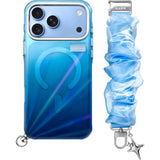 iPhone 18 Pro / 17 Pro LAUT NOVA GLOW Skal med Rem och Stjärncharm - MagSafe Kompatibel - Blå