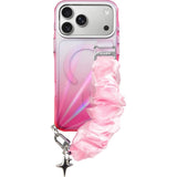 iPhone 18 Pro / 17 Pro LAUT NOVA GLOW Skal med Rem och Stjärncharm - MagSafe Kompatibel - Rosa