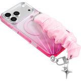 iPhone 18 Pro Max / 17 Pro Max LAUT NOVA GLOW Skal med Rem och Stjärncharm - MagSafe Kompatibel - Rosa