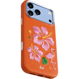 iPhone 18 Pro / 17 Pro LAUT TWINE EDGE Skal med Rem - MagSafe Kompatibel - Sunset Hibiscus