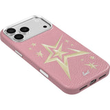 iPhone 18 Pro Max / 17 Pro Max LAUT TWINE EDGE Skal med Rem - MagSafe Kompatibel - Pink Crush Star