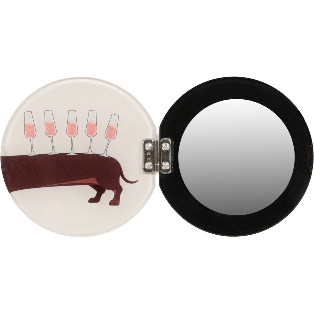 Mirror Stand för Mobil LAUT MAGMOJI - MagSafe Kompatibel - Dachshund Wine