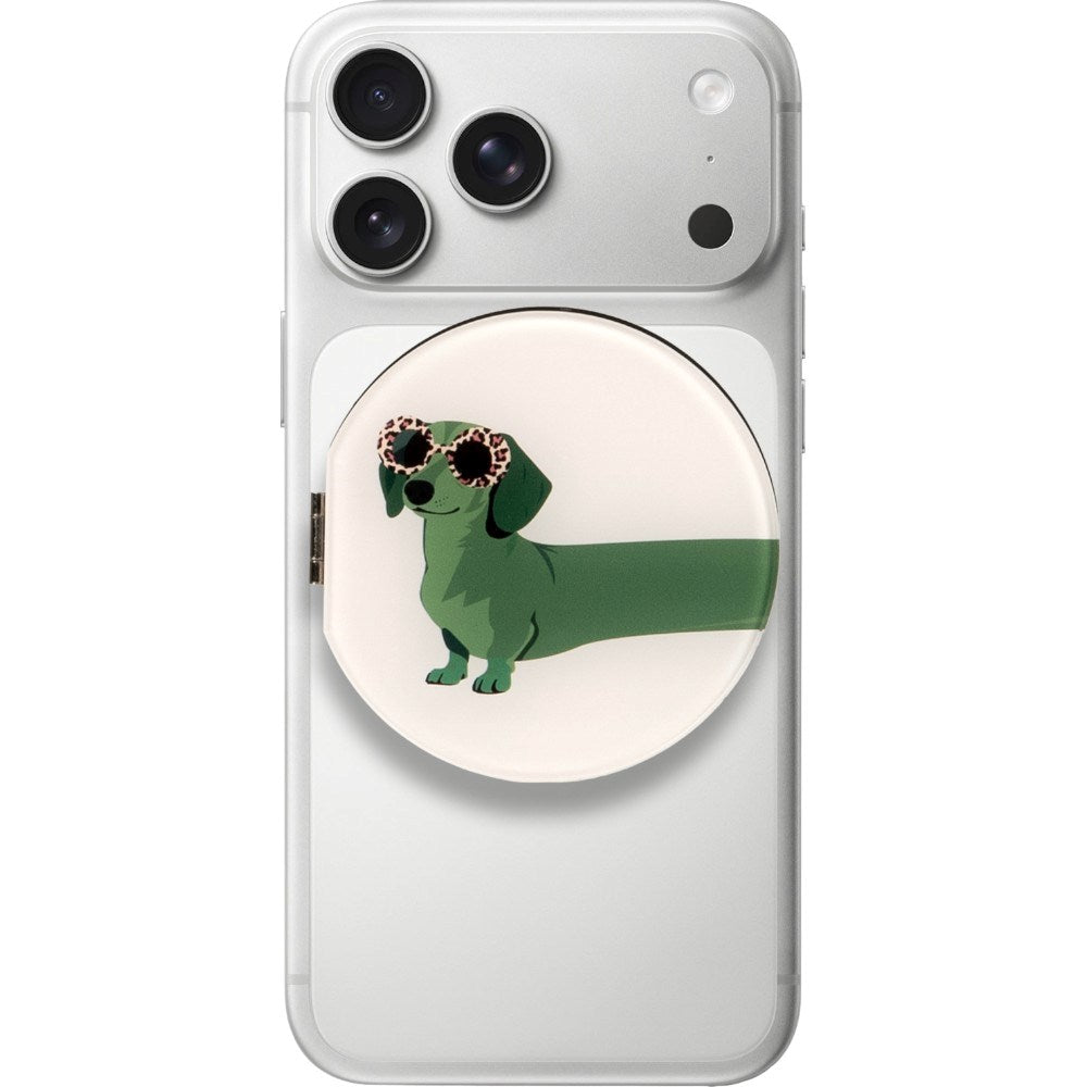 Mirror Stand för Mobil LAUT MAGMOJI - MagSafe Kompatibel - Dachshund Matcha Tea
