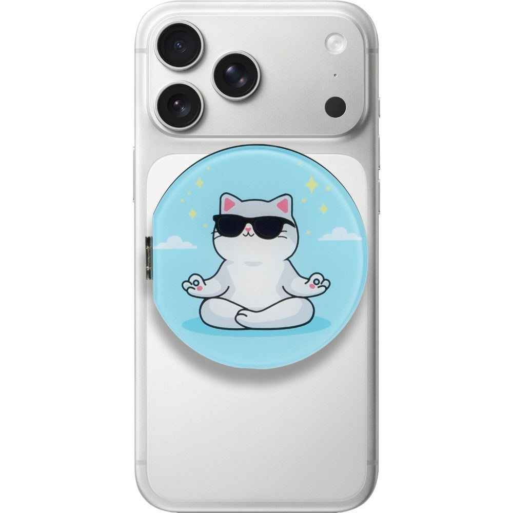 Mirror Stand för Mobil LAUT MAGMOJI - MagSafe Kompatibel - Cat Stay Calm
