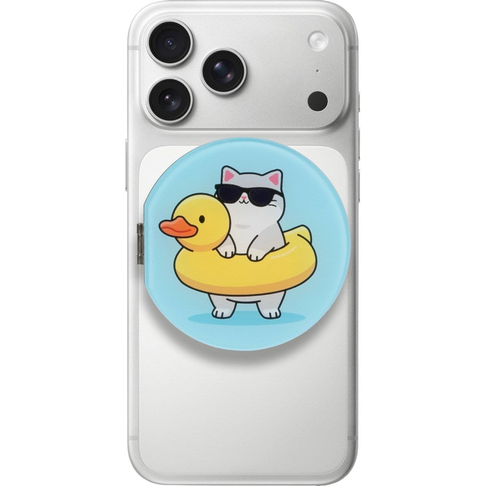 Mirror Stand för Mobil LAUT MAGMOJI - MagSafe Kompatibel - Cat Splish Splash