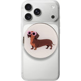 Mirror Stand för Mobil LAUT MAGMOJI - MagSafe Kompatibel - Dachshund Big Attitude