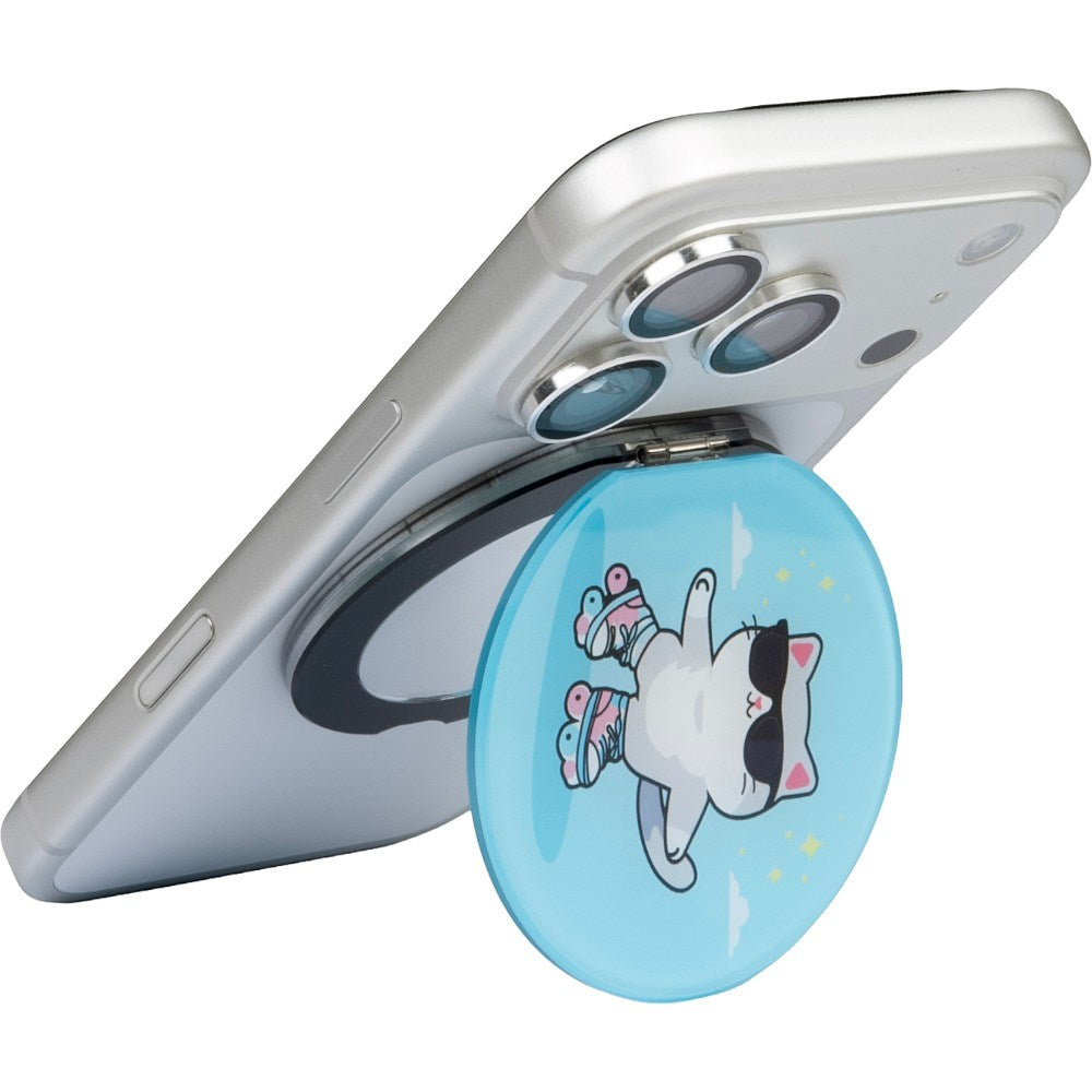 Mirror Stand för Mobil LAUT MAGMOJI - MagSafe Kompatibel - Cat Keep Rolling