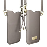 Crossbody Mobilväska i Konstläder LAUT PRESTIGE - Grå (max. Mobilstorlek: 6,5")