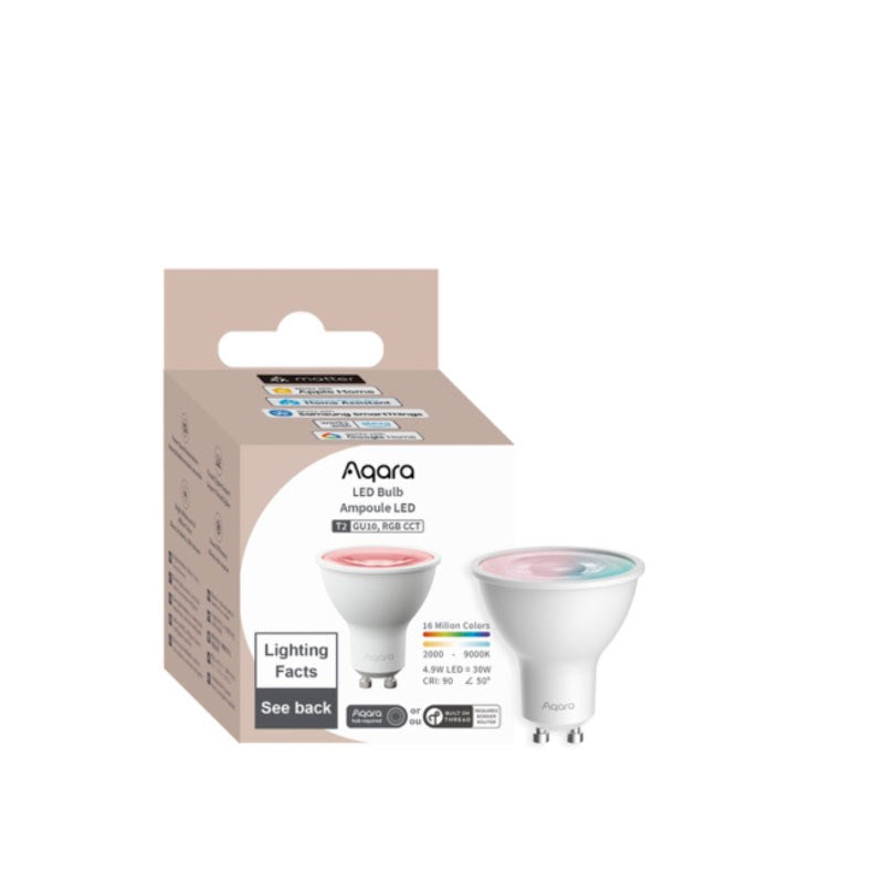 Aqara Smart Light LED Glödlampa T2 (RGB CCT, GU10) - Vit