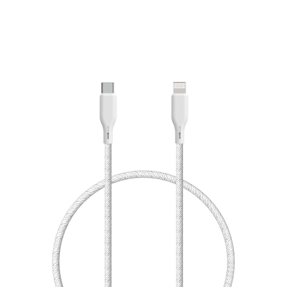 ËSSENTIALS by Upström 27W USB-C till MFI Lightning Kabel 1.2m - Vit