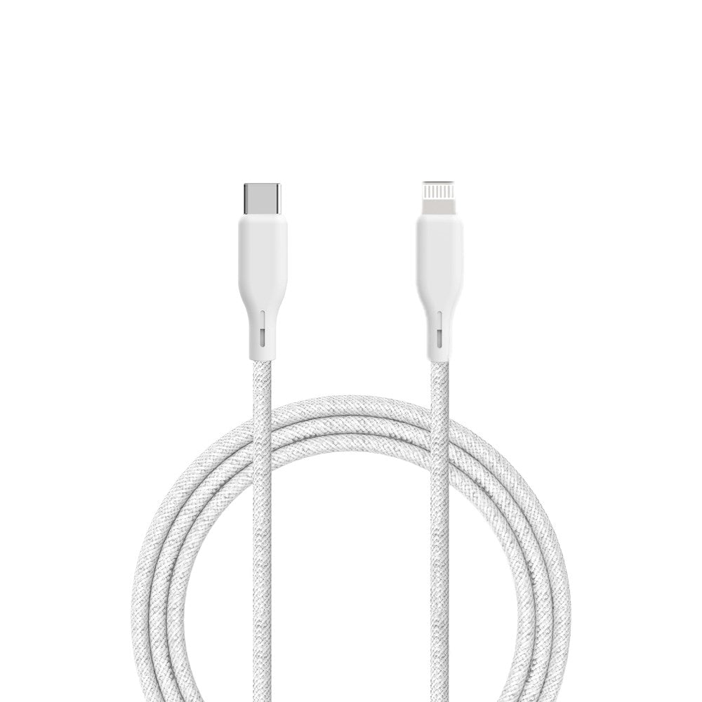 ËSSENTIALS by Upström 27W USB-C till MFI Lightning Kabel 2.5m - Vit