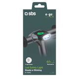 SBS LED Säkerhetsljus för Cykel & Skoter - Svart