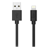 SMARTLINE USB-A TO Lightning Cable 1m. - Svart