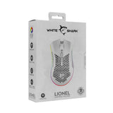 White Shark LIONEL Trådlös Gaming Mus - 6D / 10000 DPI - Vit