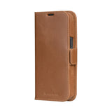 iPhone 16e dbramante1928 Lynge Magnetiskt Plånboksfordral Äkta Läder - Tan