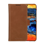 Samsung Galaxy S25+ (Plus) - dbramante1928 Lynge Äkta Läder 2-i-1 Flip Fodral - Tan