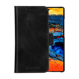 Samsung Galaxy S25 Ultra - dbramante1928 Lynge Äkta Läder 2-i-1 Flip Fodral - Black